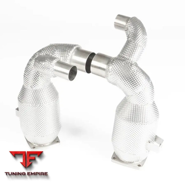JCR PORSCHE INCONEL RACE CATS (HEAT SHIELDED) EXHAUST SYSTEM