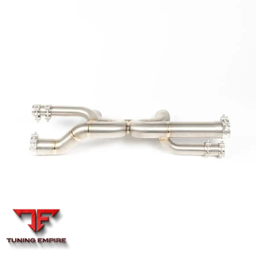 JCR PORSCHE TITANIUM CENTRE (NON VALVED) EXHAUST SYSTEM