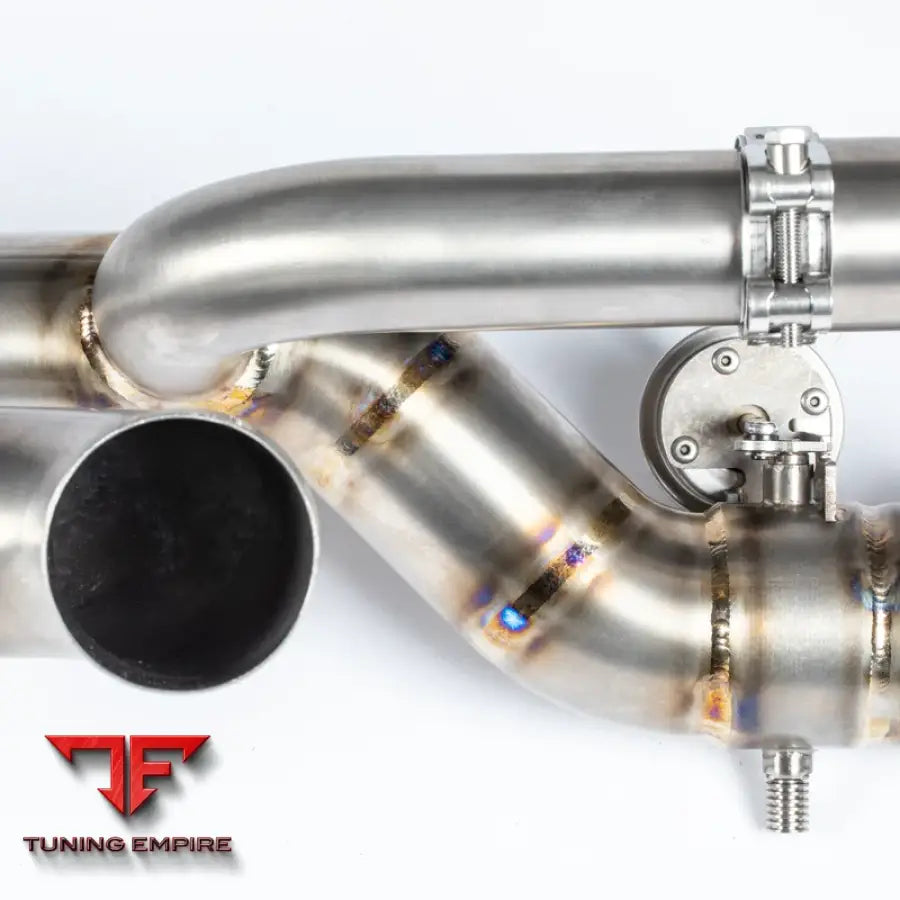 JCR PORSCHE 991.2 CARRERA TITANIUM CENTRE (VALVED) EXHAUST SYSTEM