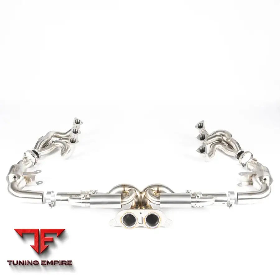 JCR PORSCHE SUPERLIGHT RACE PIPE (VALVED / RACE CATS) EXHAUST SYSTEM