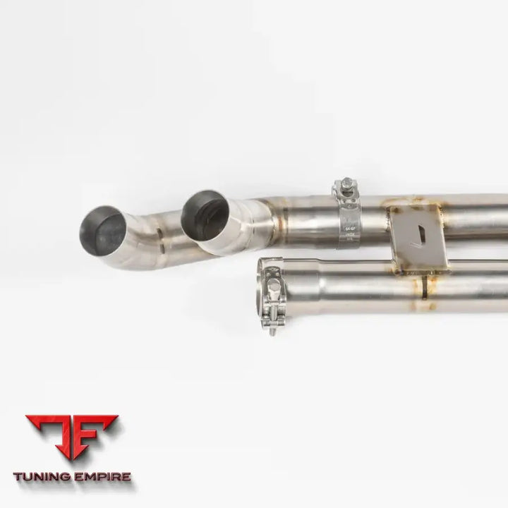 JCR PORSCHE TITANIUM CENTRE (NON SILENCED) (TURBO S EXCLUSIVE) EXHAUST SYSTEM