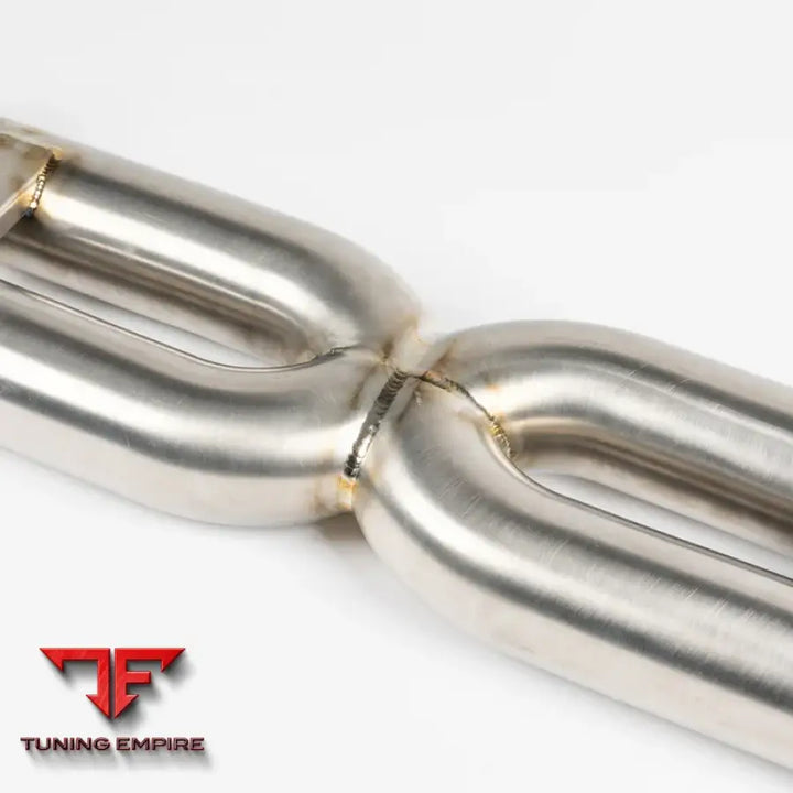 JCR PORSCHE TITANIUM CENTRE (NON SILENCED) (TURBO S EXCLUSIVE) EXHAUST SYSTEM