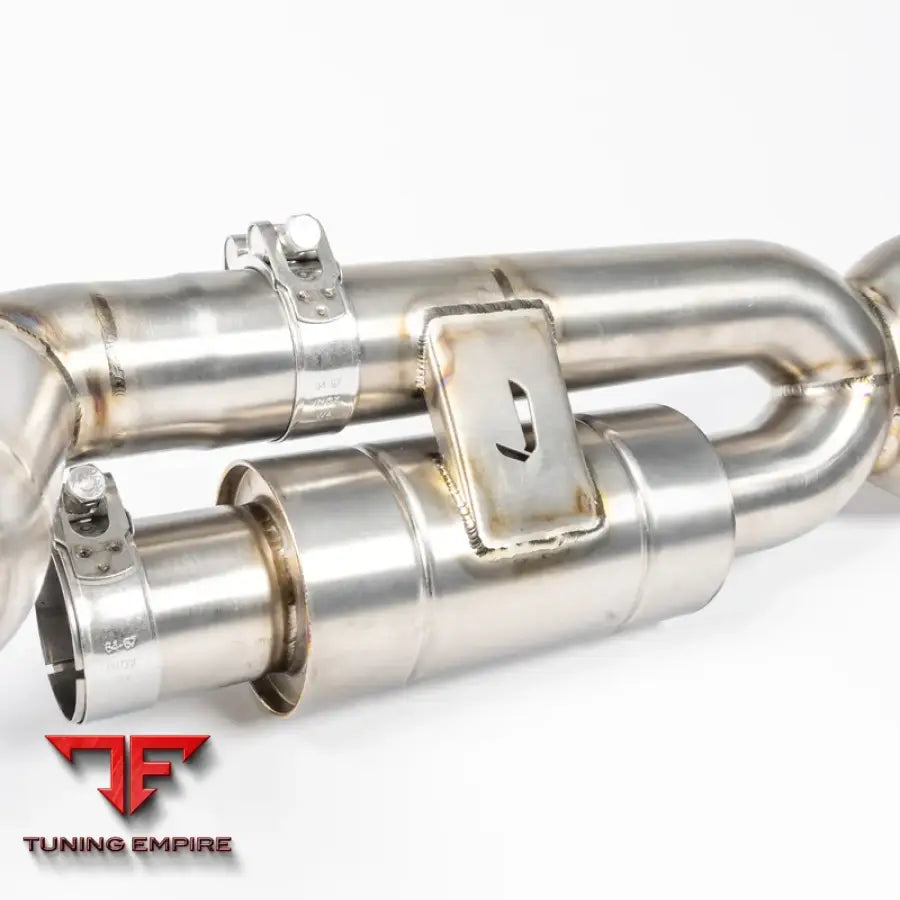 JCR PORSCHE TITANIUM CENTRE (SILENCED) (TURBO S EXCLUSIVE) EXHAUST SYSTEM