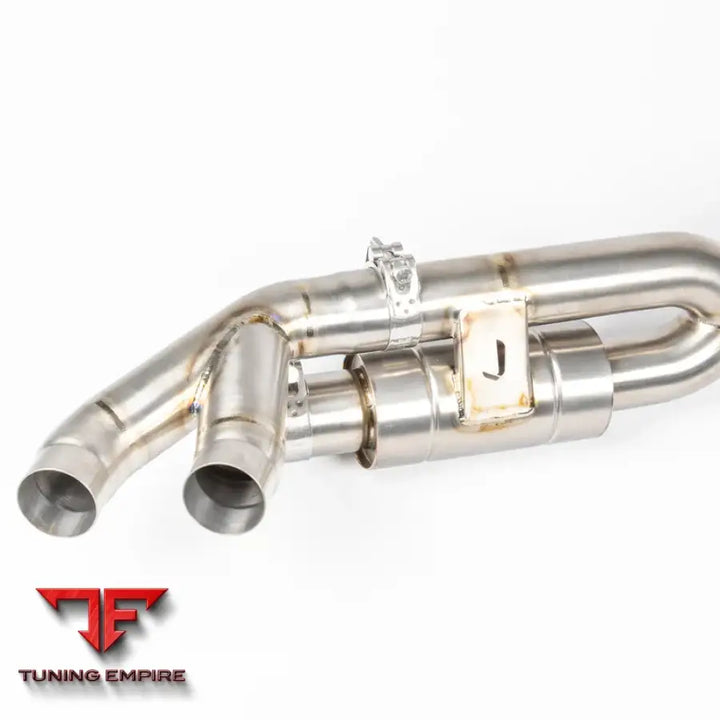 JCR PORSCHE TITANIUM CENTRE (SILENCED) (TURBO S EXCLUSIVE) EXHAUST SYSTEM