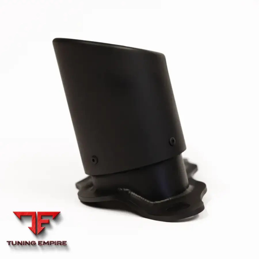 JCR PORSCHE OEM REPLACEMENT INCO/TI TIPS (ROLLED - BLACK COATED)