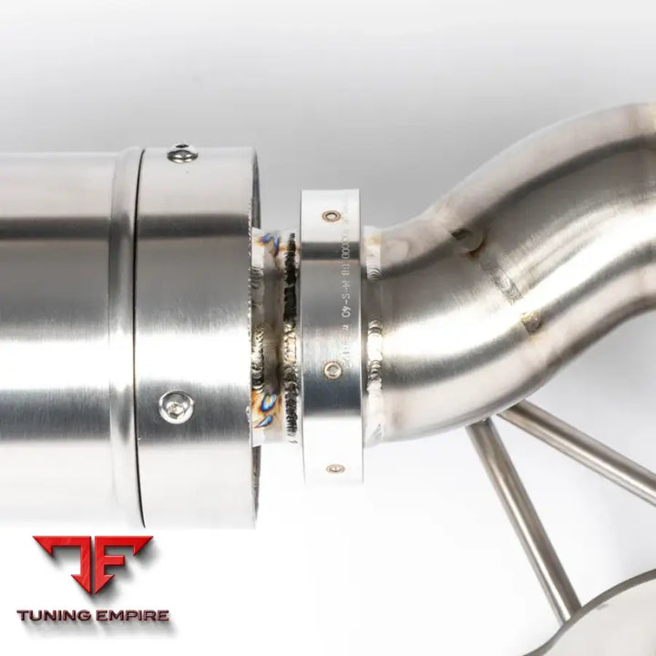 JCR PORSCHE 997.1 GT3 / RS TITANIUM SUPERLIGHT RACE PIPE (SILENCED) EXHAUST SYSTEM