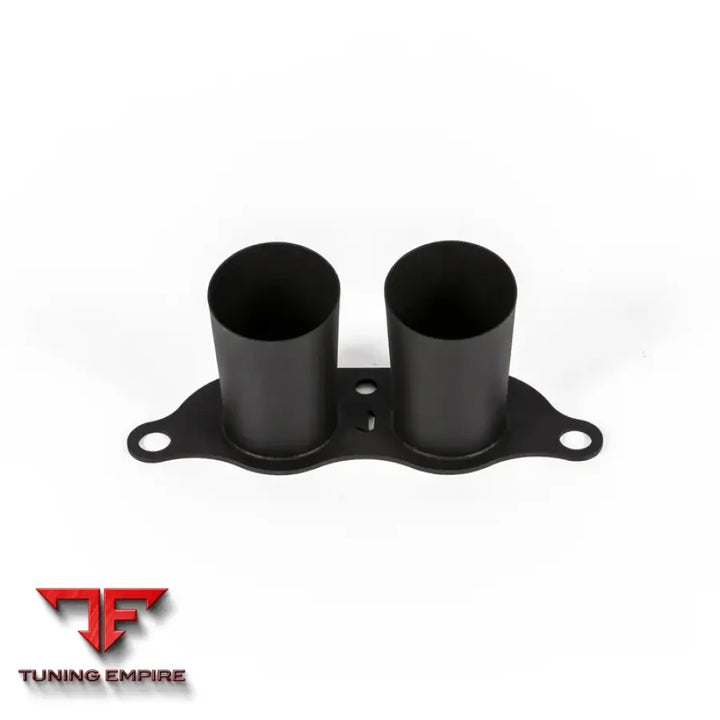 JCR PORSCHE TITANIUM EXHAUST TIPS (MEGAPHONE - BLACK COATED) EXHAUST SYSTEM