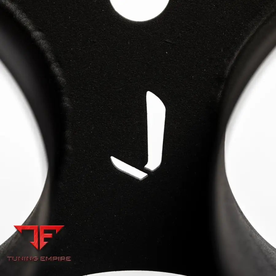 JCR PORSCHE TITANIUM EXHAUST TIPS (MEGAPHONE - BLACK COATED) EXHAUST SYSTEM