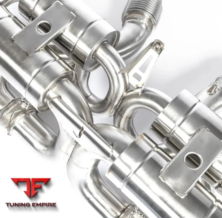 JCR PORSCHE CARRERA GT INCONEL VALVED RACE PIPE EXHAUST SYSTEM