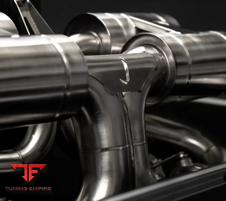 JCR PORSCHE CARRERA GT INCONEL VALVED RACE PIPE EXHAUST SYSTEM