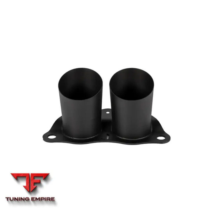 JCR PORSCHE OEM REPLACEMENT TITANIUM TIPS (MEGAPHONE - BLACK COATED)