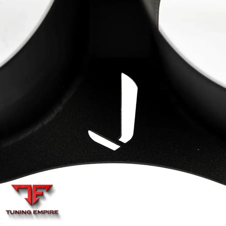 JCR PORSCHE OEM REPLACEMENT TITANIUM TIPS (MEGAPHONE - BLACK COATED)