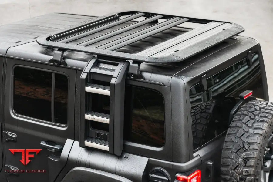 JEEP WRANGLER JL EXPEDITION ROOF RACK AND SIDE LADDER
