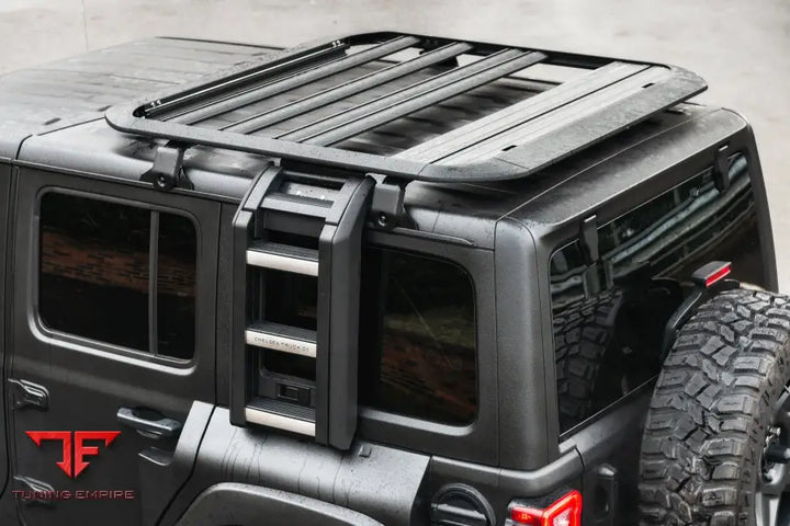 JEEP WRANGLER JL EXPEDITION ROOF RACK AND SIDE LADDER