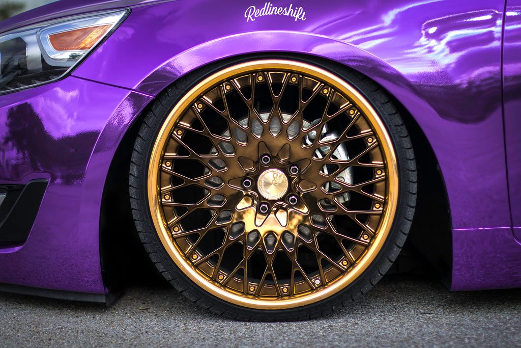 KIA CADENZA on custom forged wheels