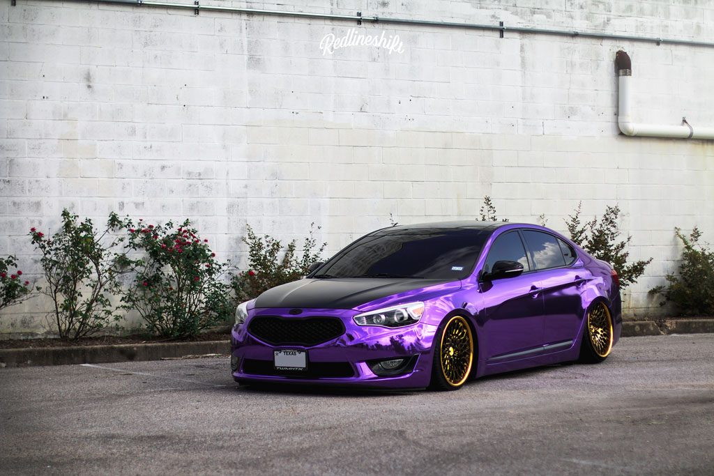 KIA CADENZA on custom forged wheels
