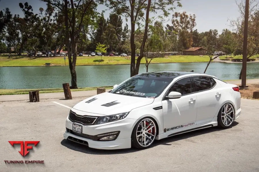KIA OPTIMA on custom forged wheels