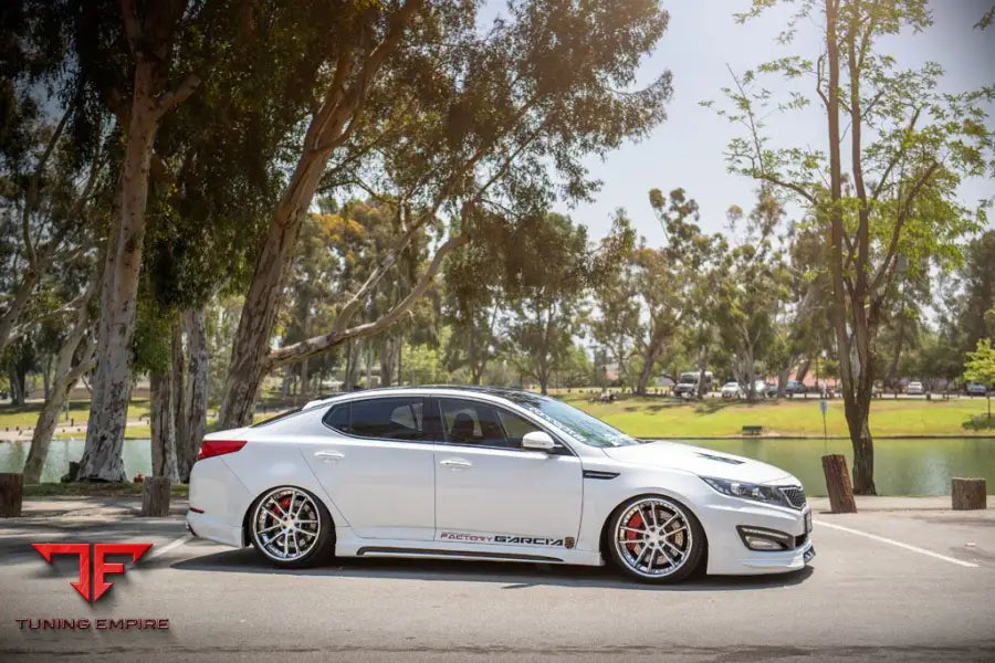 KIA OPTIMA on custom forged wheels