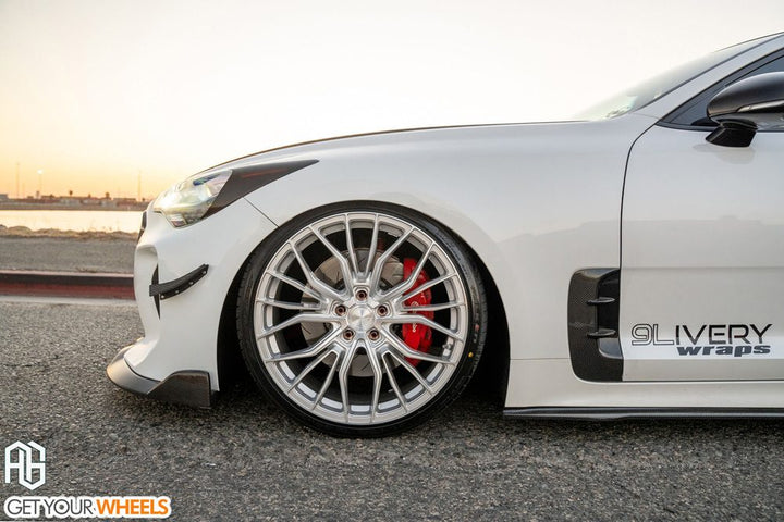 KIA STINGER GT on custom forged wheels