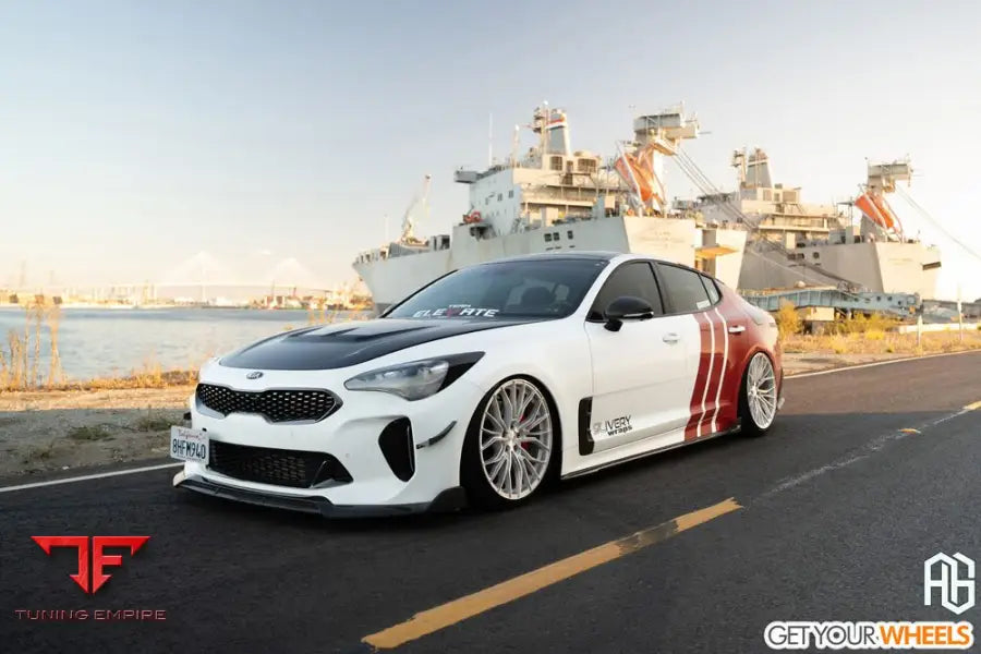KIA STINGER GT on custom forged wheels