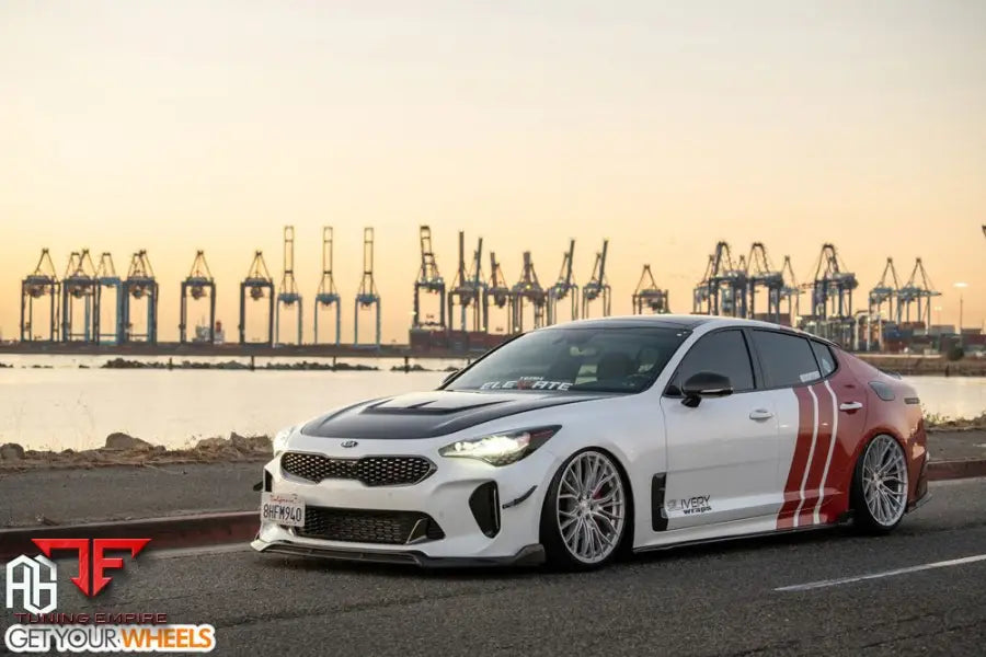 KIA STINGER GT on custom forged wheels
