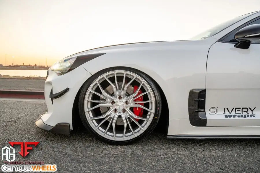 KIA STINGER GT on custom forged wheels
