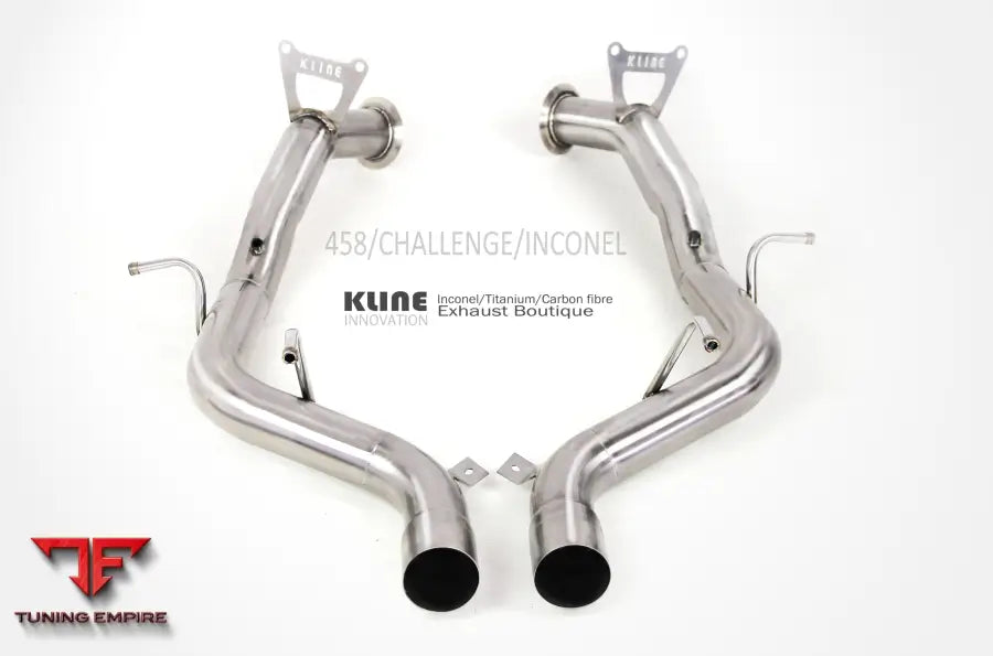 Kline Innovation Ferrari 458 Challenge Inconel exhaust system