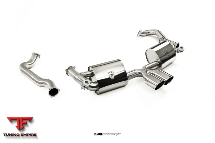 Kline Innovation Porsche 981 Cayman exhaust detail