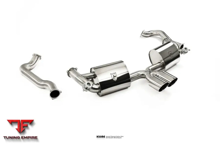 Kline Innovation Porsche 981 Cayman exhaust detail