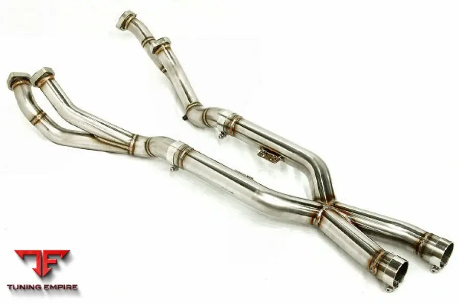 FERRARI 612 EXHAUST MUFFLER STAINLESS FRONT X-PIPE
