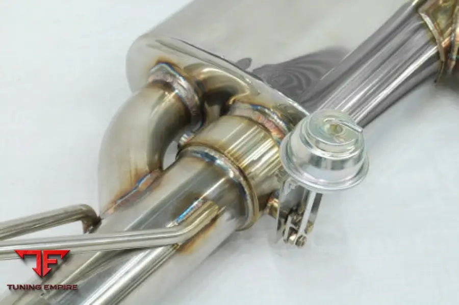 KREISSIEG Porsche 955 Cayenne Stainless Billet floating curl tail & sand blast “Ksg” logo mark with Cat-back F1 Sound