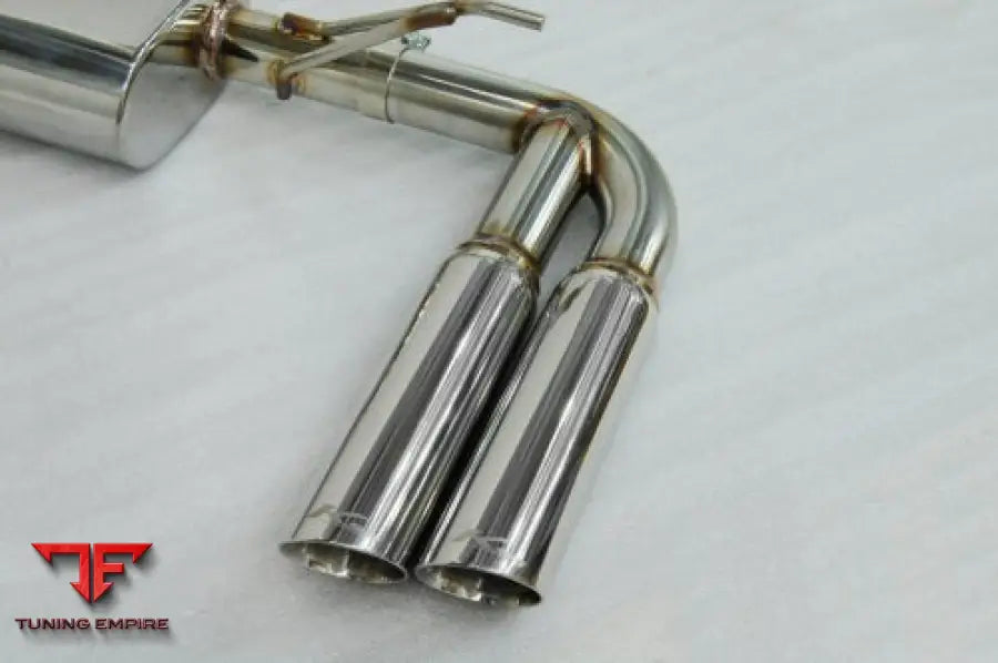 KREISSIEG PORSCHE 955 CAYENNE STAINLESS BILLET FLOATING CURL TAIL ＆ SAND BLAST “KSG” LOGO MARK WITH F1 SOUND EXHAUST SYSTEM WONDER WOLF