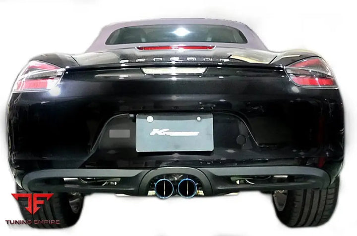 KREISSIEG PORSCHE 981 BOXTER & CAYMAN FIRST CAT-BACK F1 SOUND VALVETRONIC EXHAUST SYSTEM