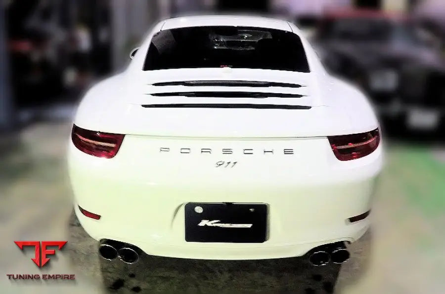 KREISSIEG PORSCHE 991 CARRERA FIRST CAT-BACK F1 SOUND VALVETRONIC EXHAUST SYSTEM