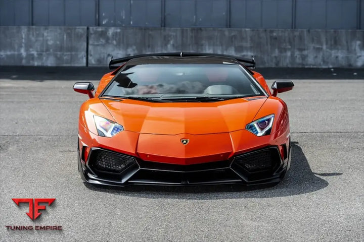 LAMBORGHINI AVENTADOR ORANGE BODY KIT WITH WHEEL