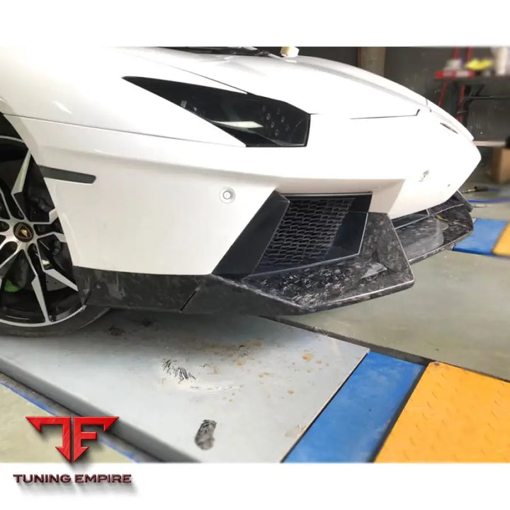 LAMBORGHINI AVENTADOR LP700 CARBON FIBER FRONT BUMPER LIP WRAP ANGLE