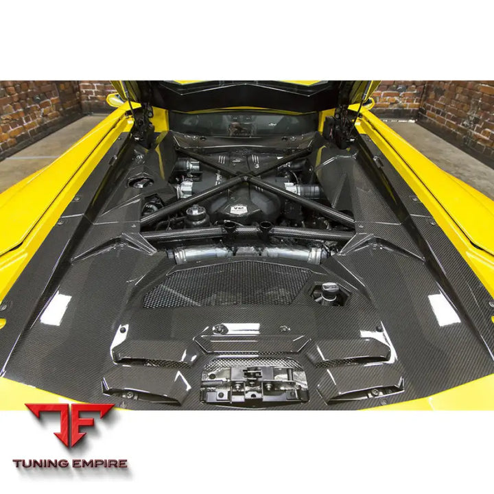 LAMBORGHINI AVENTADOR LP700 CARBON FIBER REAR ENGINE BAY COVER