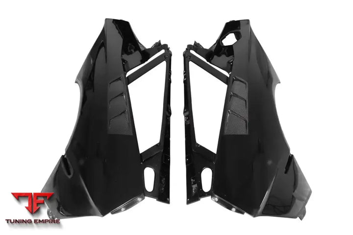 Lamborghini Aventador Lp700 Coupe & Roadster Bkssii Style Carbon Fiber Rear Quarter Panels Bsd