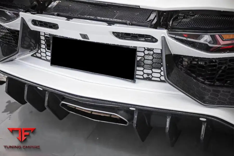 Lamborghini Aventador Lp700 & Lp740 Coupe Roadster Sv Style Rear Bumper Bsd
