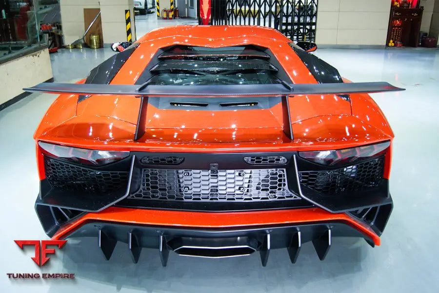 Lamborghini Aventador Lp700 & Lp740 Coupe Roadster Sv Style Rear Bumper Bsd