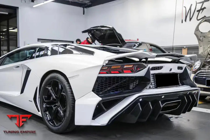 Lamborghini Aventador Lp700 & Lp740 Coupe Roadster Sv Style Rear Bumper Bsd