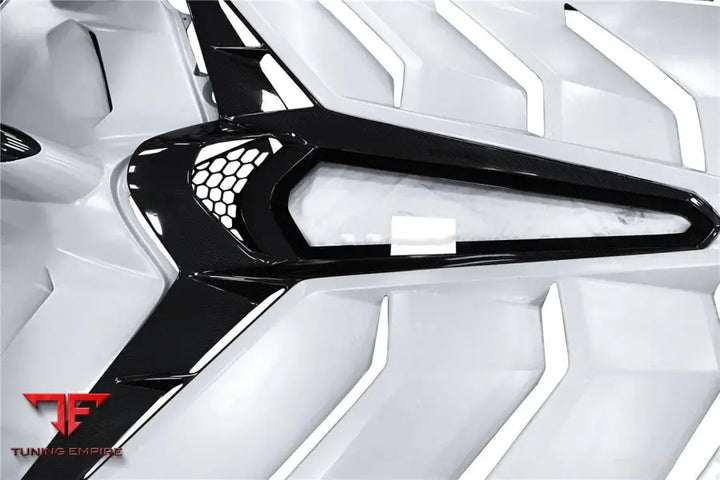 Lamborghini Aventador Lp700 @ Lp740 Lp750 Svj Coupe & Roadster Style Part Dry Carbon Fiber Engine