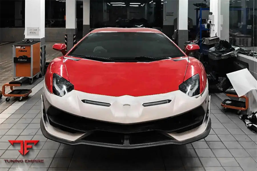 Lamborghini Aventador Lp700 Lp740 Lp750 Svj Coupe & Roadster Style Part Dry Carbon Fiber Front