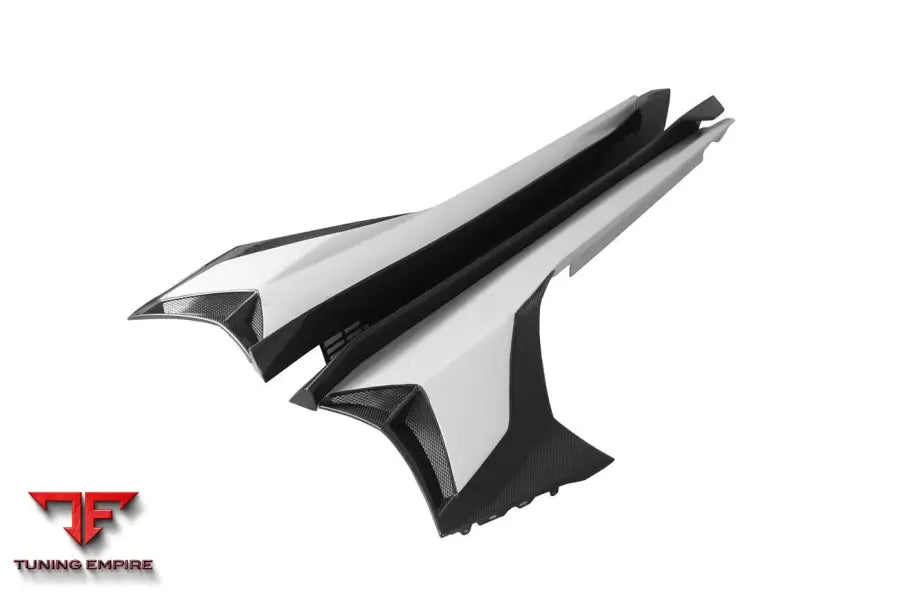 Lamborghini Aventador Lp700 @ Lp740 Lp750 Svj Coupe & Roadster Style Part Dry Carbon Fiber Side
