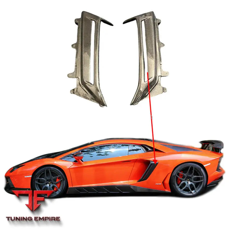 LAMBORGHINI AVENTADOR LP700/LP750/LP720 CARBON FIBER SIDE AIR INTAKE