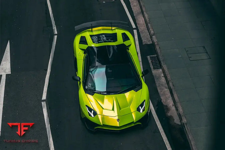 Lamborghini Aventador Lp700 Lp750 $ Lp740 Lp720 Lp780 Coupe & Roadster Sv Style Trunk Wing Bsd