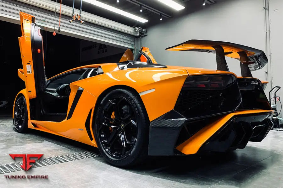 Lamborghini Aventador Lp700 Lp750 $ Lp740 Lp720 Lp780 Coupe & Roadster Sv Style Trunk Wing Bsd
