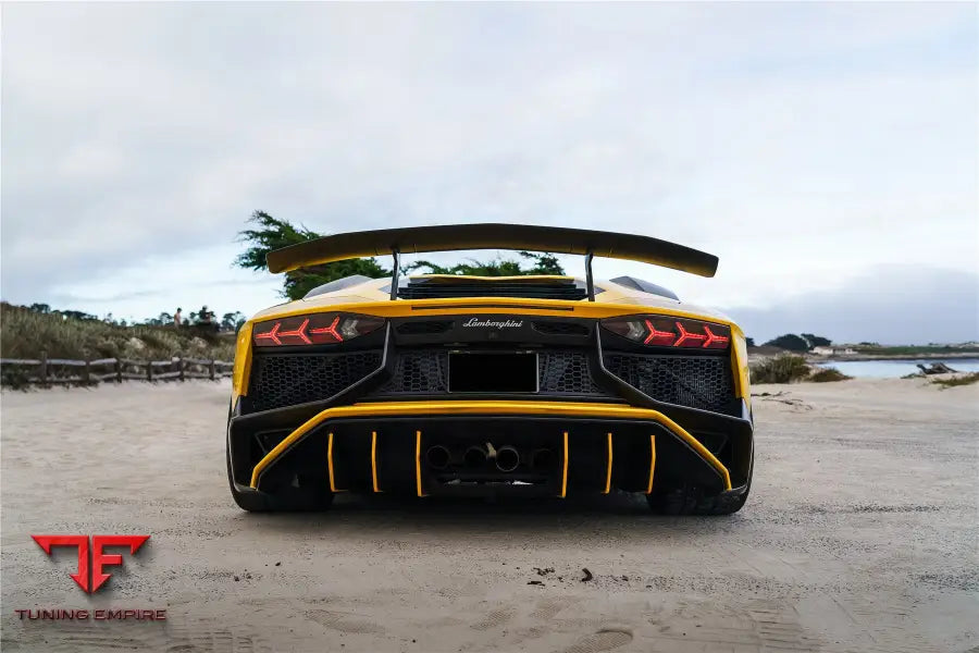 Lamborghini Aventador Lp700 Lp750 $ Lp740 Lp720 Lp780 Coupe & Roadster Sv Style Trunk Wing Bsd