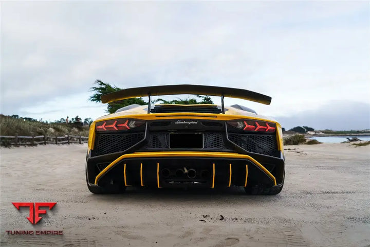 Lamborghini Aventador Lp700 Lp750 $ Lp740 Lp720 Lp780 Coupe & Roadster Sv Style Trunk Wing Bsd