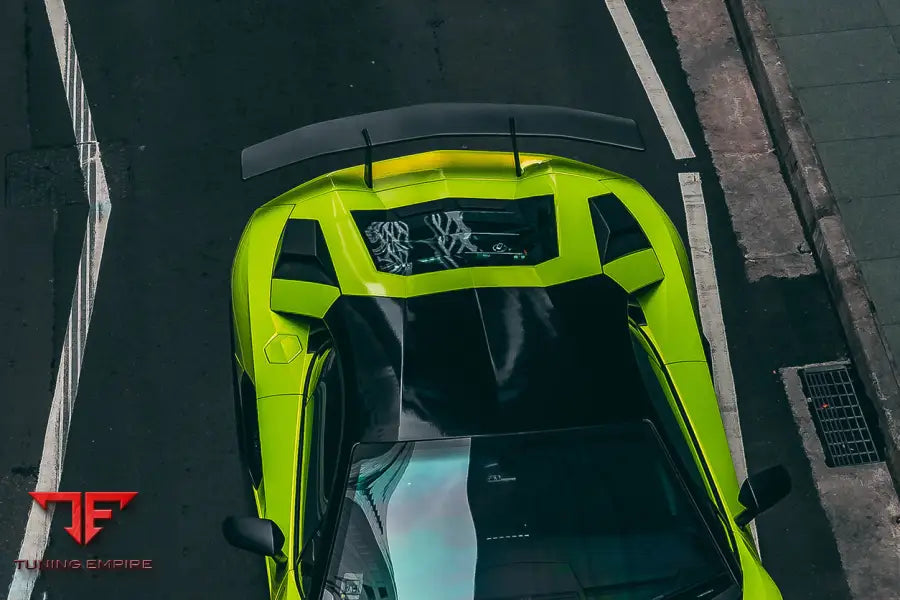 Lamborghini Aventador Lp700 @ Lp750 Lp740 Lp720 Lp780 Coupe & Roadster Sv Style Trunk Wing Bsd